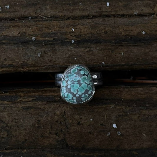 variscite bubbles ring