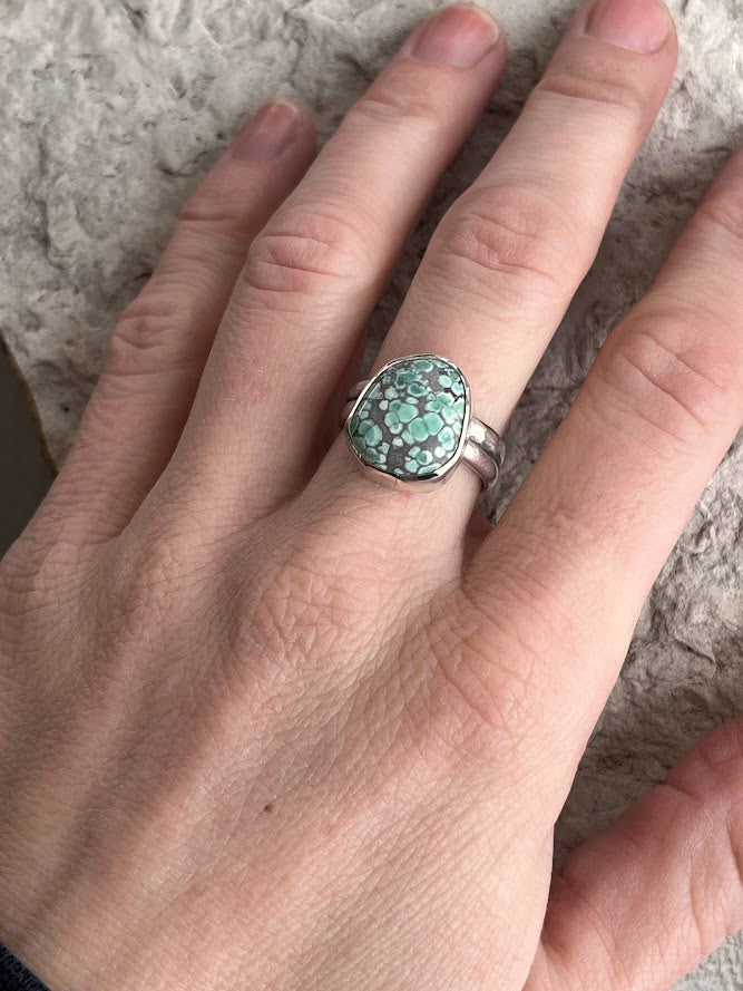 variscite bubbles ring