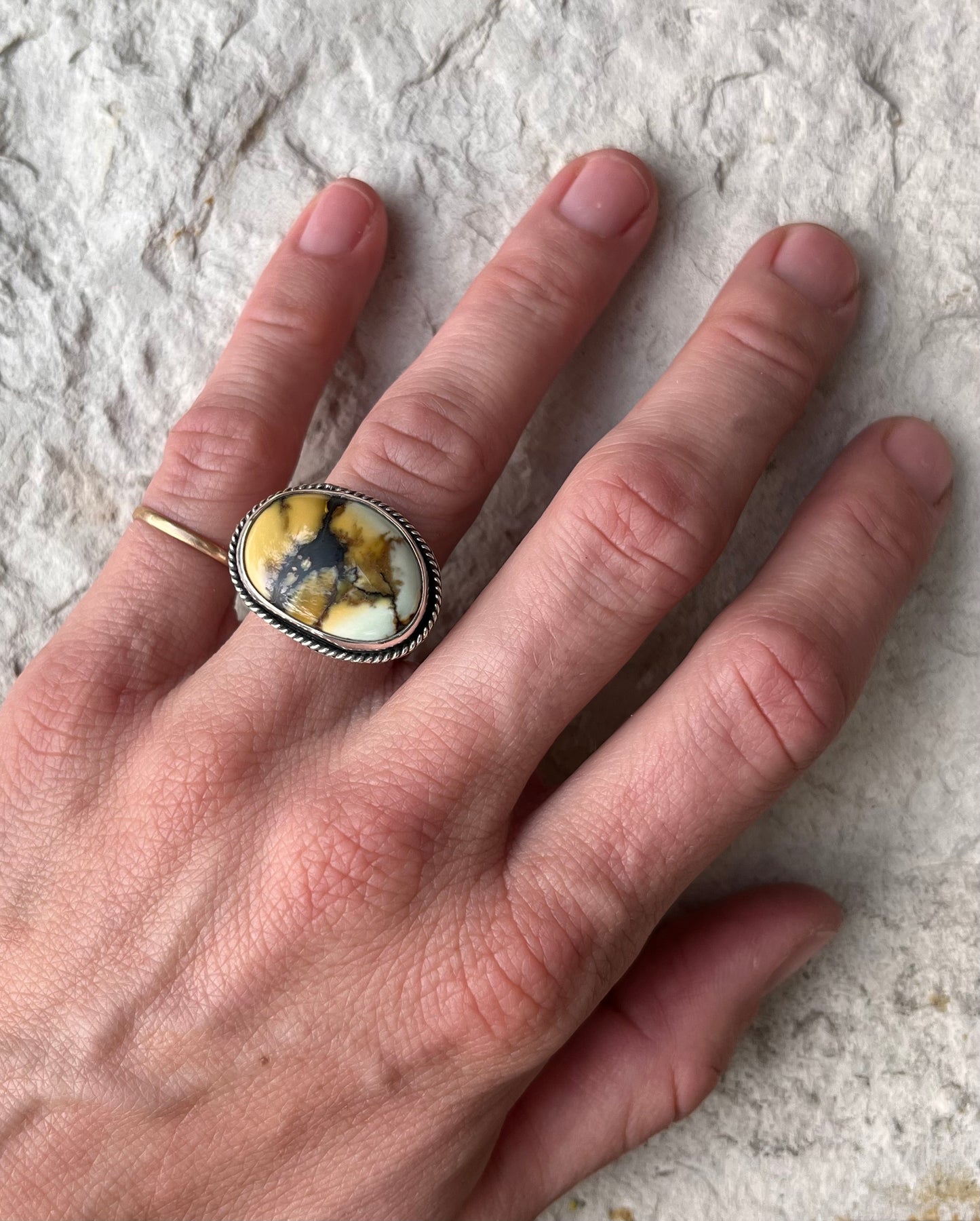 aloe mountain oval ring