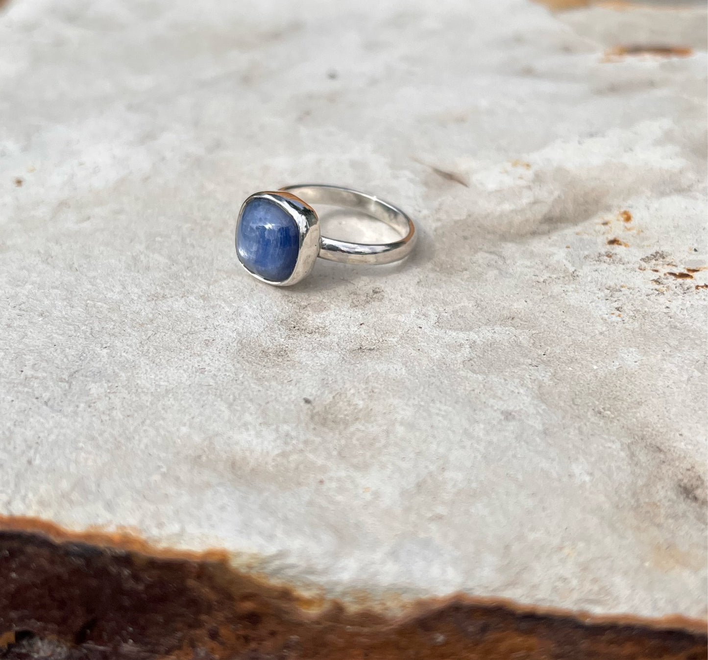 kyanite ring, size 6